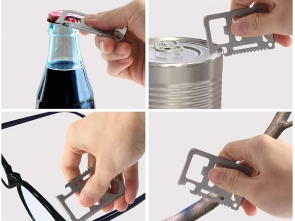 Jakemy Multitool 10in1 - Tænger, kniv, sav, overlevelseskort