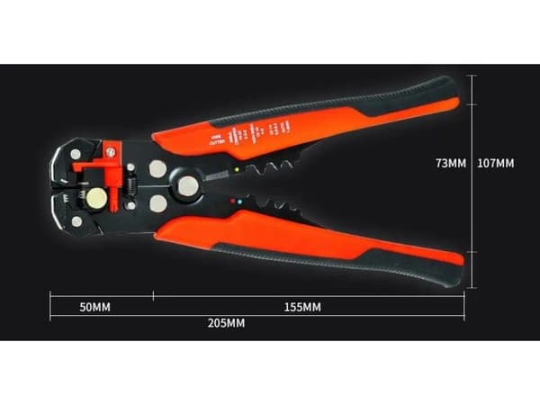Professionell kabelisoleringsavdragare Crimper, Crimper, Cutter