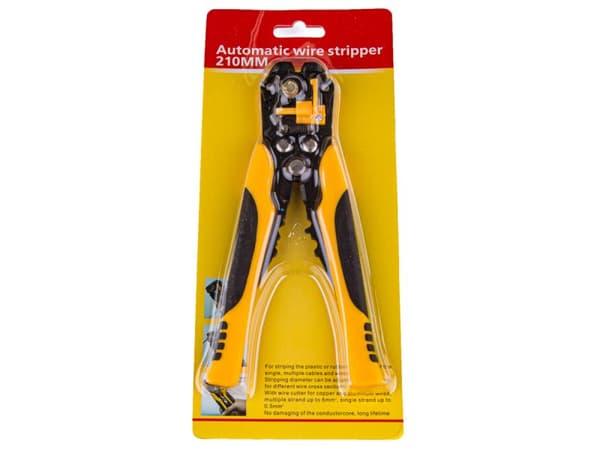 Professionel kabelisoleringsstripper Crimper, GUL skærer