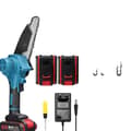 Miniatyrbillede 1 af 2: Elektrisk kædesav, 6 tommer skæreevne, genopladelig og en hånd., TYPE 1 SÆT 11, EU