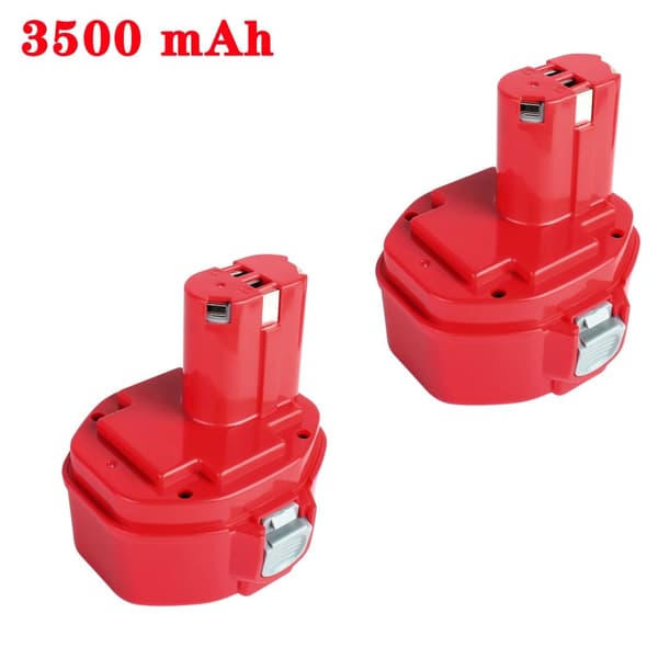 Genopladeligt batteri, 144V kapacitet, kompatibelt med Makita elværktøj., 1 3500mAh batteri