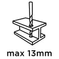 Miniatyrbild 6 av 9: SDS+ 710W borrhammare, fodral
