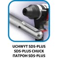 Miniatyrbild 1 av 9: SDS+ 710W borrhammare, fodral