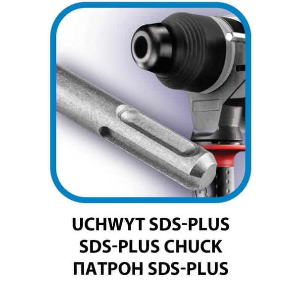 SDS+ 900W borehammer, kuffert
