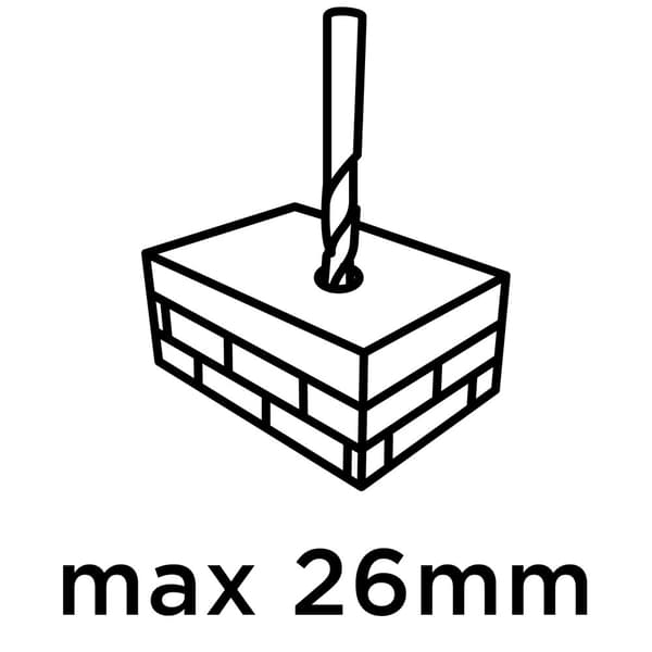 SDS+ 800W borrhammare, fodral
