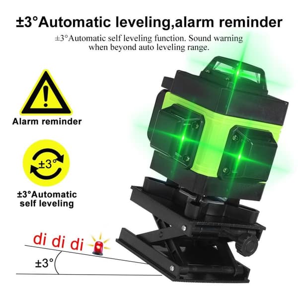 Laser Niveau, APP Kontrol, Selvnivellering