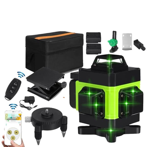 Laser Niveau, APP Kontrol, Selvnivellering
