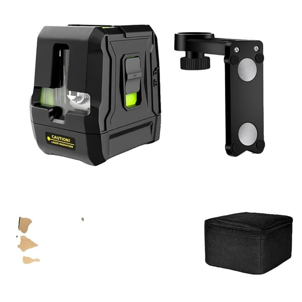 Faldsikrings Laser Niveau, CE-certificeret, Selvnivellerende med Magnetisk Beslag, MD02G