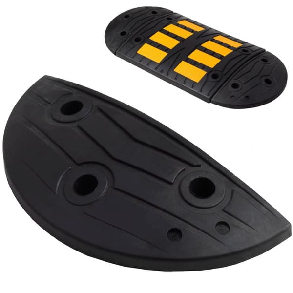 Ekstrem gummifartsbump, bredde 180x395x60mm