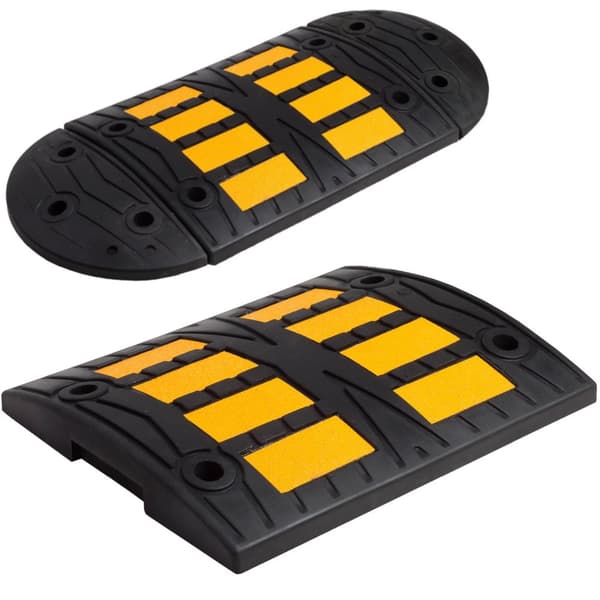 Gummi mellemfartbump, bredde 480x395x60mm