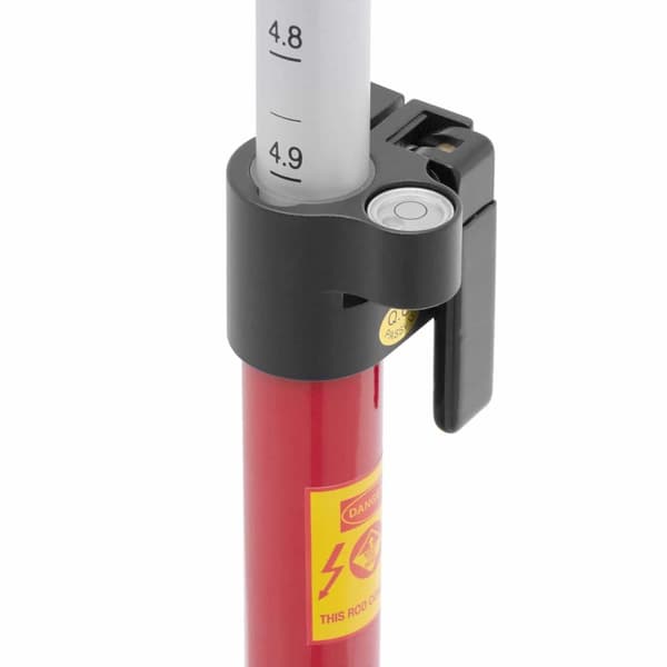 Geodetisk stolpe för spegelprisma, vikbar, dia. 32mm längd 2,5m