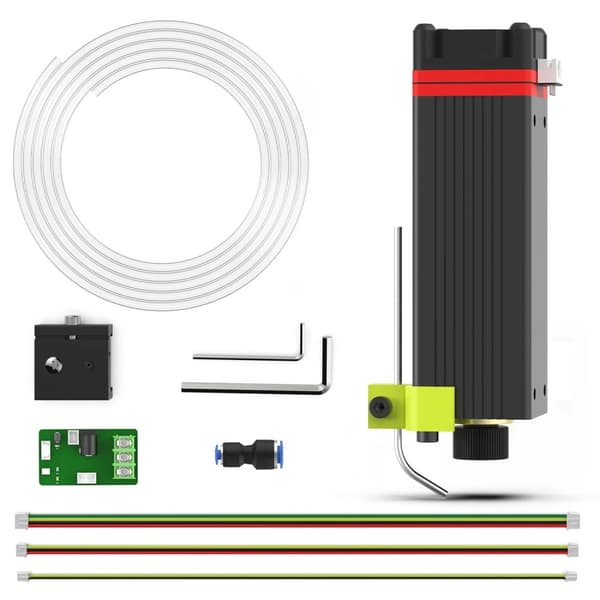 Lasergravering Modul, 40W Effekt, Luftassisterande Teknologi, N30820 20W+ Luftassistans