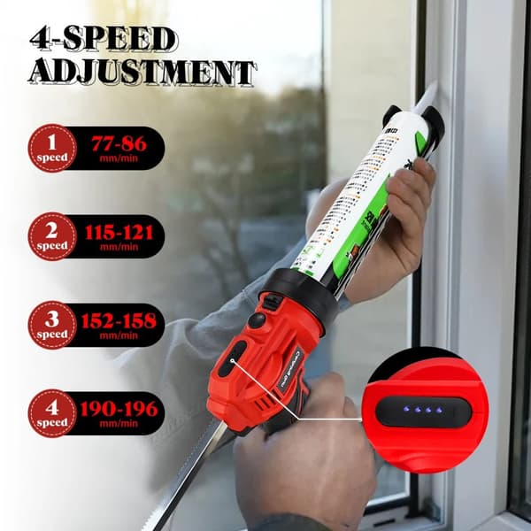 Elektrisk limpistol, 18V kraft, trådlös drift