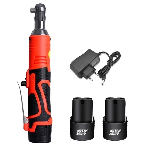 Trådløs Slagnøgle, Genopladelig, Højrevinklet, 12V 1 Batteri, EU