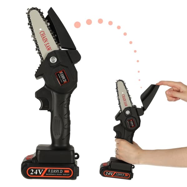 Motorsav, håndsav, USB, i kuffert