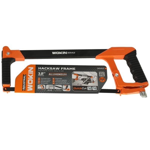 Håndsavbue metal båndsavklinge aluminium håndtag klingejustering 300 mm WOKIN