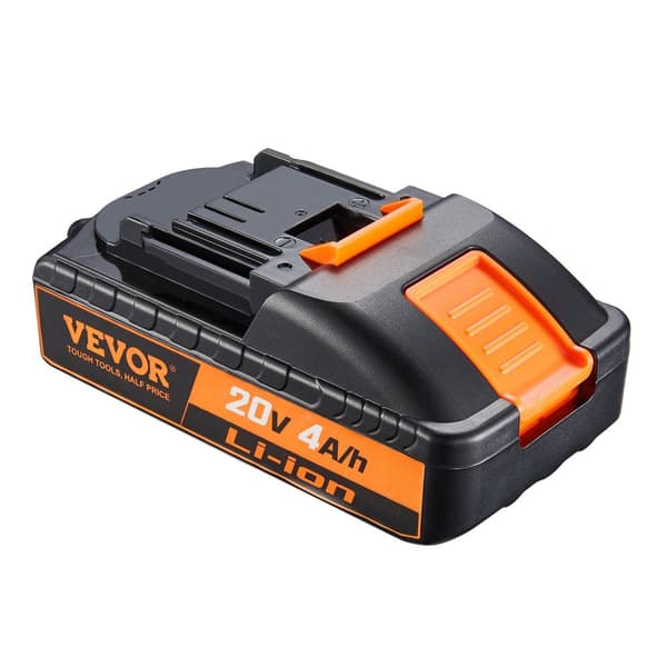 VEVOR 20V Lithium-Ion Batteri, 4000mAh Kapacitet, 40A Maksimal Output