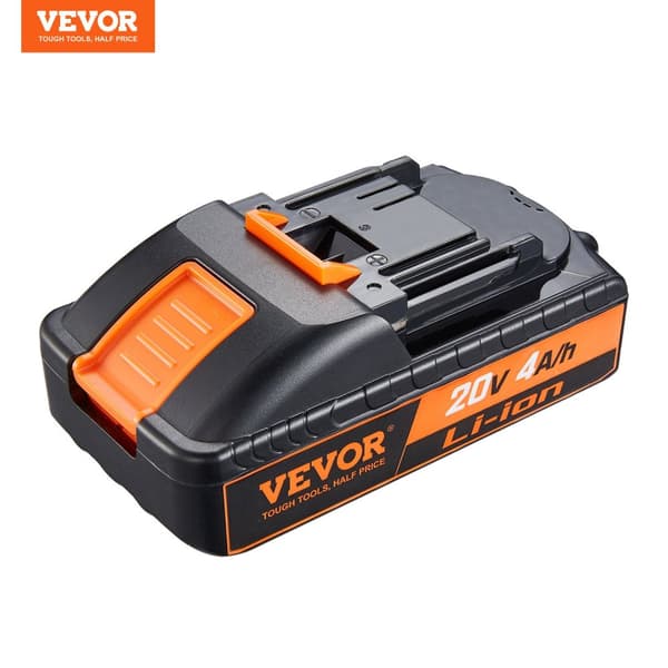 VEVOR 20V Lithium-Ion Batteri, 4000mAh Kapacitet, 40A Maksimal Output