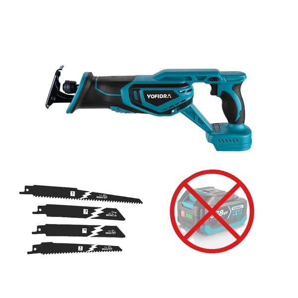 Borstlös sticksåg, 3000W effekt, variabel hastighet - Kompatibel med Makita 18V batteri,Ingen batteri