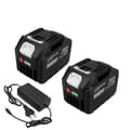Miniatyrbild 3 av 4: 18V Litiumjonbatteri, hög kapacitet 22500mAh eller 15000mAh, kompatibelt med Makitas elverktyg,2x998VF-1xLaddare