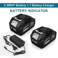 Miniatyrbild 2 av 4: 18V Litiumjonbatteri, hög kapacitet 22500mAh eller 15000mAh, kompatibelt med Makitas elverktyg,2x998VF-1xLaddare