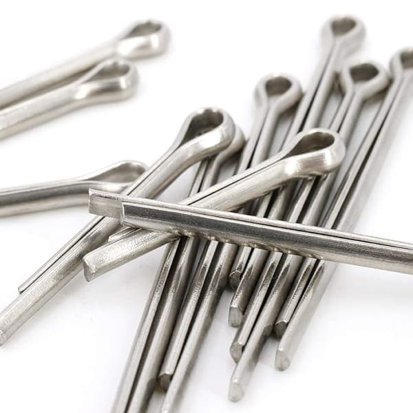 U-formade spärrstift i rostfritt stål - set med 6 storlekar - 160st