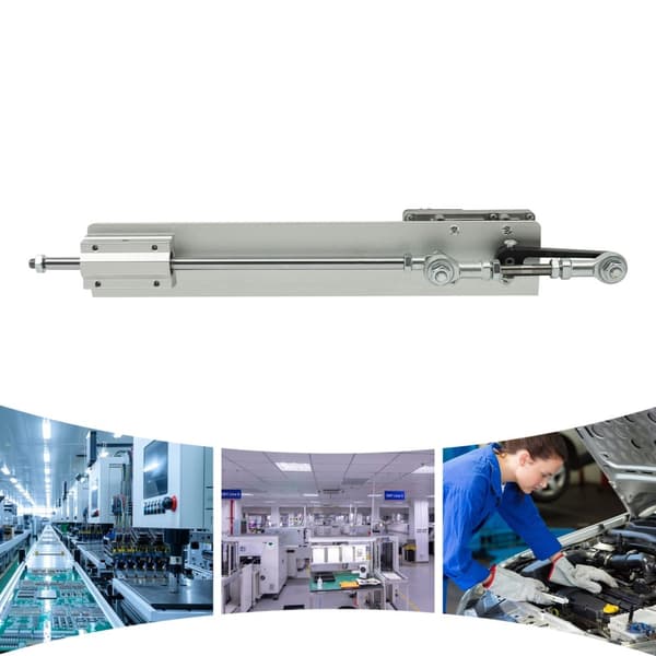 DC 24V Teleskopisk Lineær Aktuator, Justerbar Slaglængde 3-15cm, Hastighed 20-120RPM