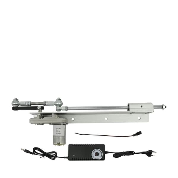 DC 24V Teleskopisk Lineær Aktuator, Justerbar Slaglængde 3-15cm, Hastighed 20-120RPM