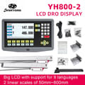 Miniatyrbild 2 av 2: LCD DRO Display, 2-axlig precision, kompatibilitet med skala på 50mm-800mm,0,005 mm komplett kit