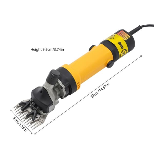 Elektrisk Tæppetrimmer, 690W Kraft, Variabel Hastighedsstyring,Gul
