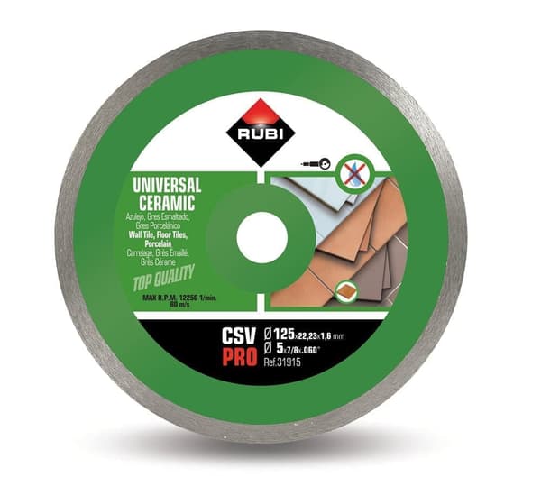 Timanttikatkaisulaikka Rubi CSV 125 PRO; 125 mm
