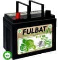 Akku ajoleikkuriin Fulbat U1-9 SLA; 12 V; 28 Ah yhteensopiva Husqvarna, Partner, McCulloch