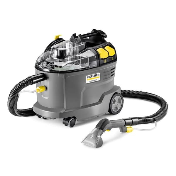 Tekstiilipesuri Karcher Puzzi 8/1; 1200 W musta, Harmaa, Keltainen
