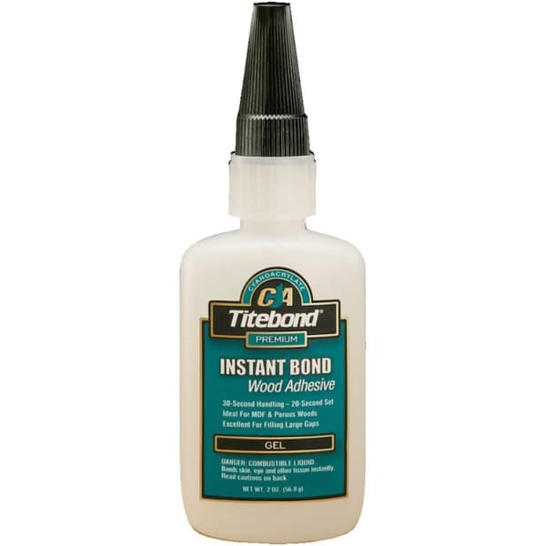 Pikaliima yleiskäyttöön Titebond Instant Bond Gel; 56,8 ml geeli