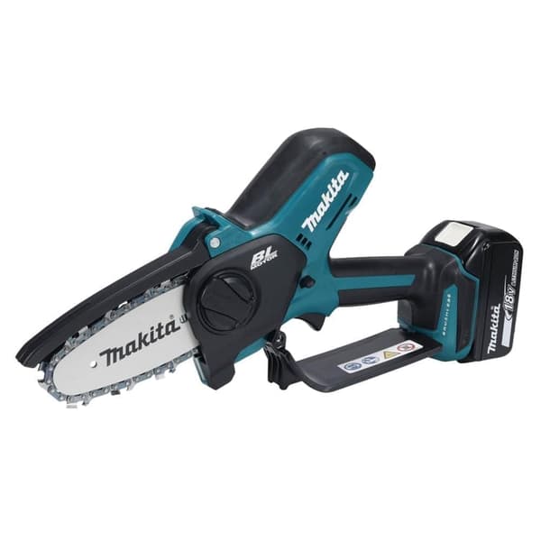 Moottorisaha oksien karsimiseen Makita DUC101SF; 18 V; 10 cm laippa; 1x3,0 Ah akkua