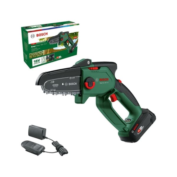Moottorisaha oksien karsimiseen Bosch Easy Chain 18V-15-7; 18 V; 1x2,5 Ah nauha