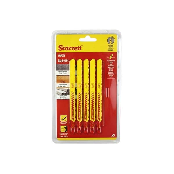 Pistosahanterä Starrett BU41014; 5 kpl.