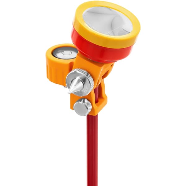 Miniprisma avståndsmätare spegel med stolpe och botten silverbeläggning dia. 3,6 cm 1,26 m
