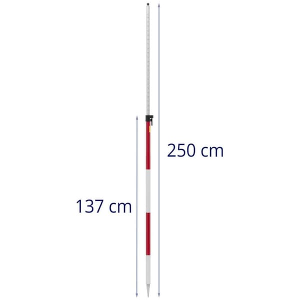 Geodeettinen pylväs peiliprismaan, taitettava, halk. 32mm pituus 2,5m