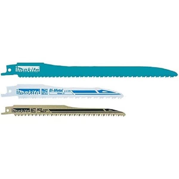 Pistosahanteräsetti Makita B-13677; B-05038; B-05044; B-05153; 3 kpl.