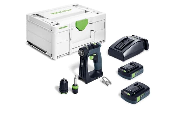 Pora/ruuvinväännin Festool CXS 18 C 3,0-Plus 18 V; 2x3,0 Ah akku