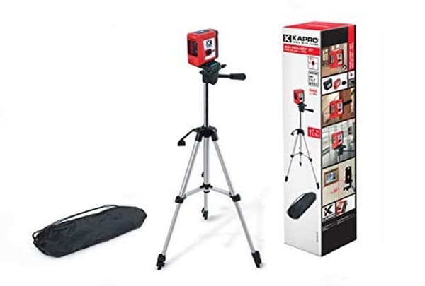 Ristilinjalaser Kapro Mini 862S jalustan kanssa