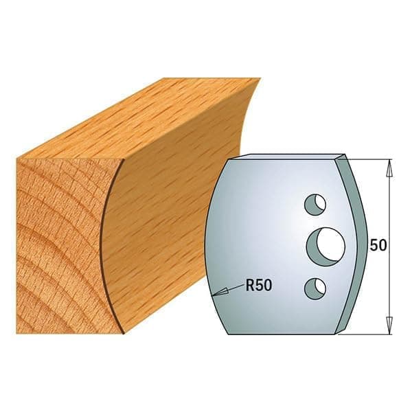 Rajoittimet profiiliveitsille CMT 691.560; 2 kpl.