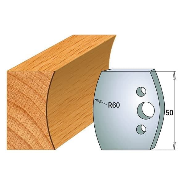 Rajoittimet profiiliveitsille CMT 691.574; 2 kpl.