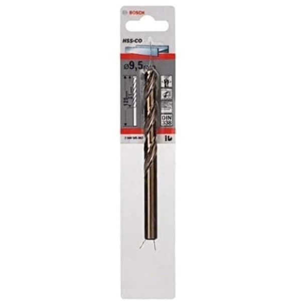 Metalliporanterä Bosch HSS-Co; DIN 338; 9,5x125 mm; 1 kpl.