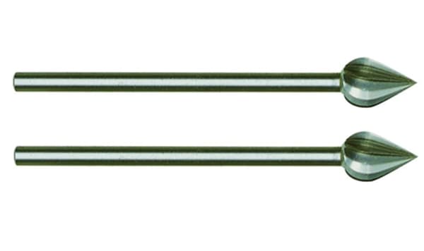 Volframi-vanadiiniteräksiset jyrsinpuikot Proxxon; 6 mm; 2 kpl.