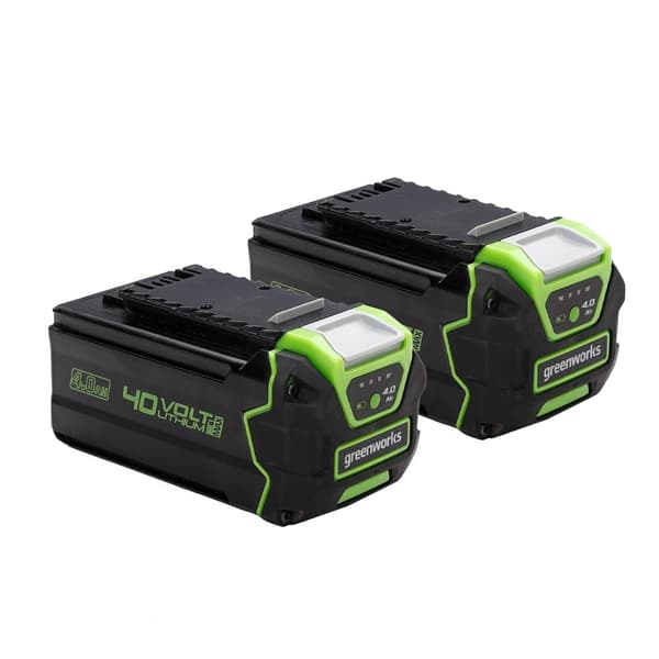 Akku Greenworks G40BK4X; 40 V; 4,0 Ah; Li-ion; 2 kpl.