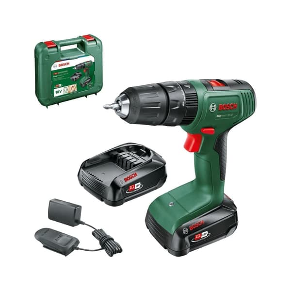 Iskupora / ruuvinväännin Bosch EasyImpact 18V-40; 18 V; 2x2,0 Ah akku