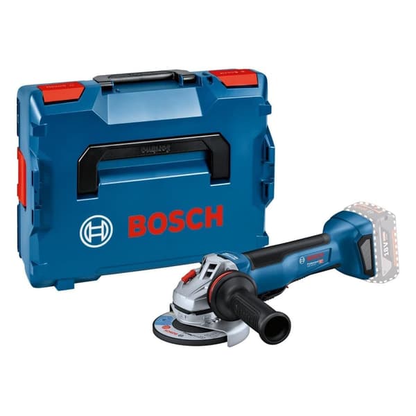 Kulmahiomakone Bosch GWS 18V-10 P Professional; 18 V (ilman akkua ja laturia) + L-BOXX 136