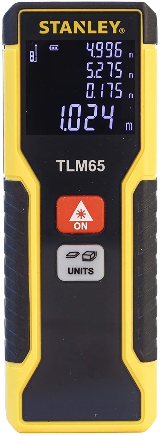 Laseretäisyysmittalaite Stanley TLM 65 Keltainen
